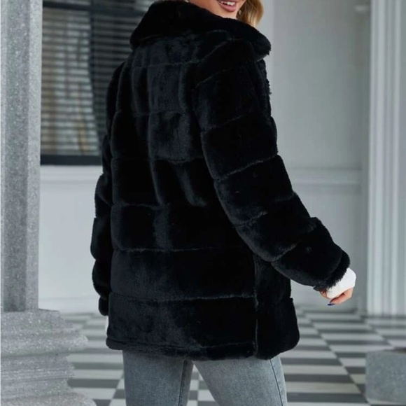 Luxe open front teddy coat - Picture 5 of 6